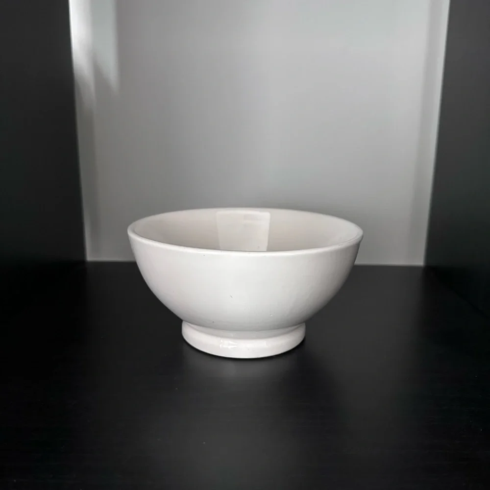 Rae Dunn 'Devour' White Ceramic Bowl